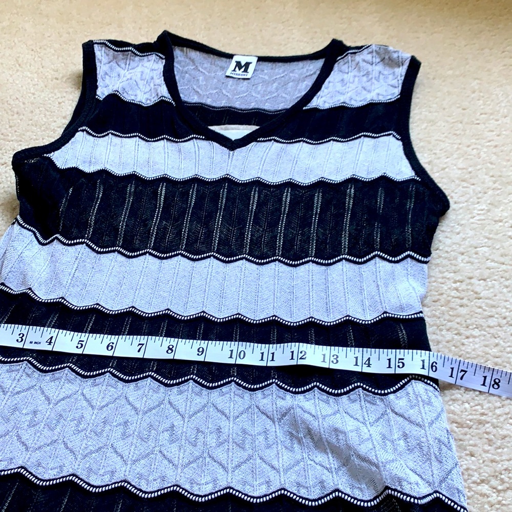 MISSONI knitted zig zag pattern dress - Picture 5 of 8